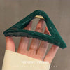 lady triangle arylic stoving varnish hair claws