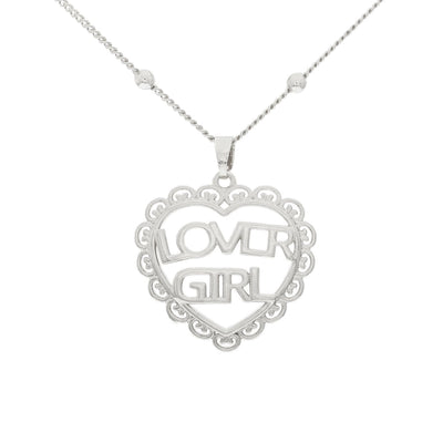 Jewelry Cute Heart Shape Copper Plating Pendant Necklace