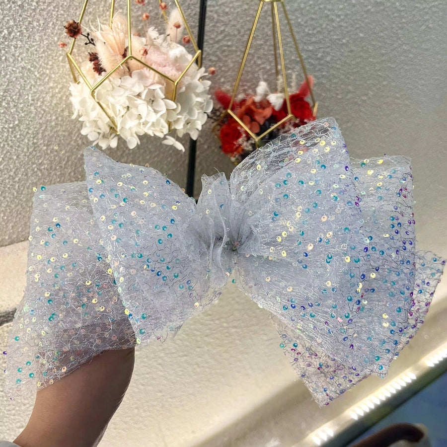 Women's Sweet Simple Style Bow Knot Gauze Hair Clip