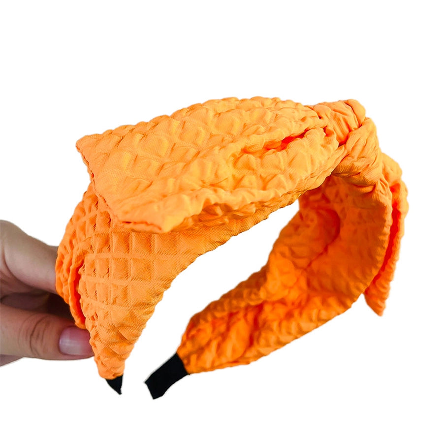 2024 Fashion Bowknot Headband Women's Korean-Style Fabric Face Wash Hair Accessories  Outing Simple Hairband Headdress