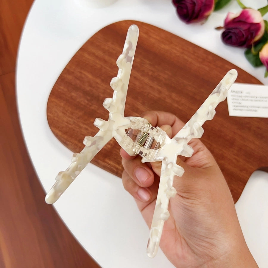 Women's Casual Marble Acetic acid sheets Hair Claws