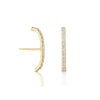 1 Pair IG Style Simple Style Geometric Inlay Copper Zircon Gold Plated Earrings