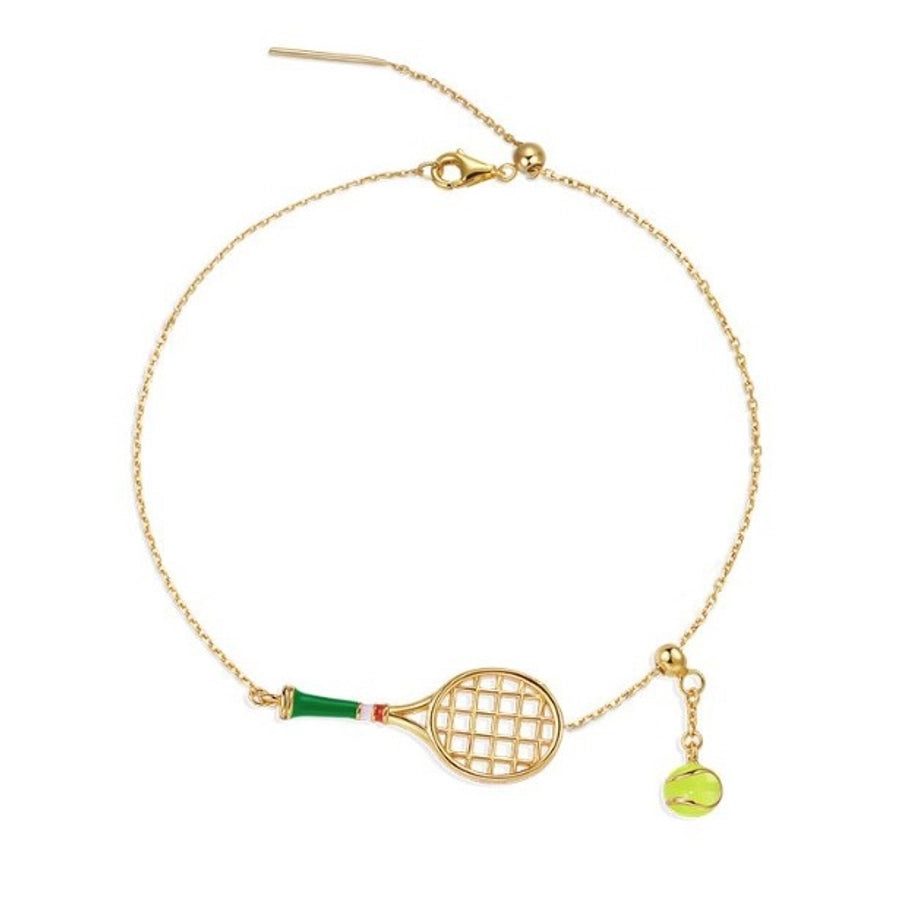 Copper Plating Tennis Racket Bracelets