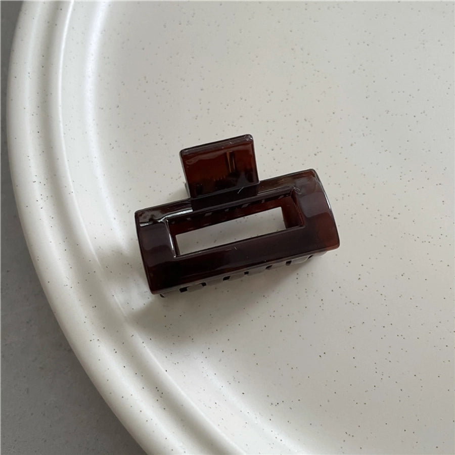 simple style geometric acetic acid sheets hair claws