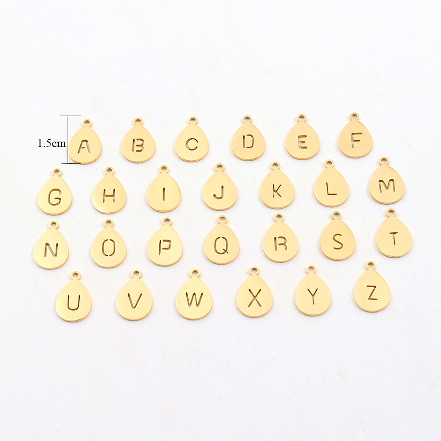 Jewelry Elegant Simple Style Classic Style Letter 201 Stainless Steel 304 Stainless Steel Pendant Necklace