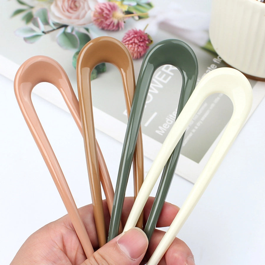 retro u shape pc hair clip 1 piece