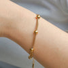 Simple Style Geometric Titanium Steel 18K Gold Plated Bracelets In Bulk
