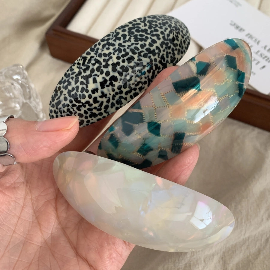 Women's Casual Simple Style Streetwear Lattice Acetic acid sheets Hair Clip