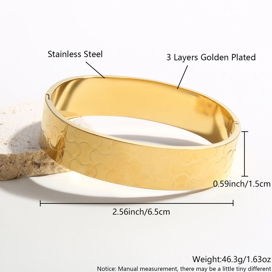 IG Style Simple Style Geometric 304 Stainless Steel  Bangle