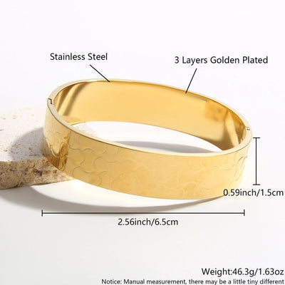 IG Style Simple Style Geometric 304 Stainless Steel  Bangle