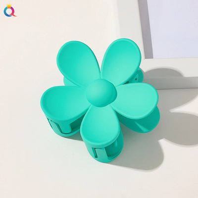 women's fashion flower plastic handmade hair claws