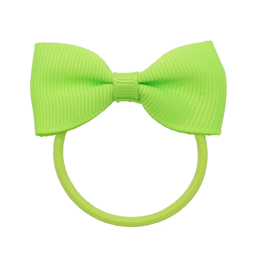 children's jewelry bow hair ring  thread belt hair accessories rubber band solid color girl small rubber band headdress