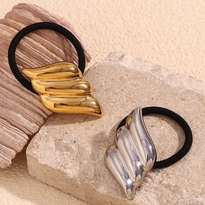 Women's Casual Simple Style Wings 304 Stainless Steel Hair Tie