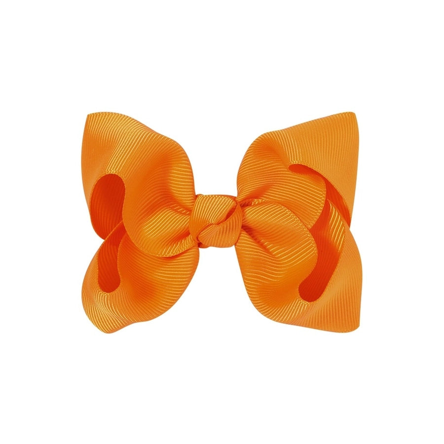fashion bow knot polyester rib hair clip