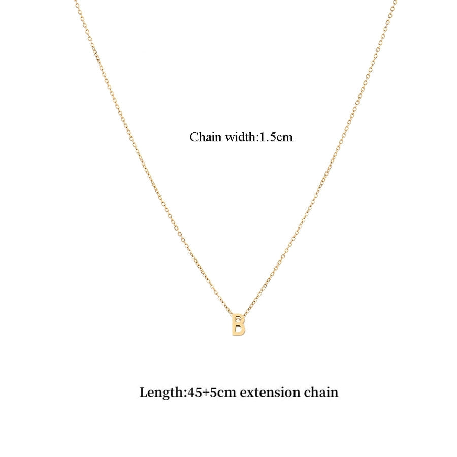 Jewelry Casual Classic Style Letter 201 Stainless Steel 304 Stainless Steel Pendant Necklace