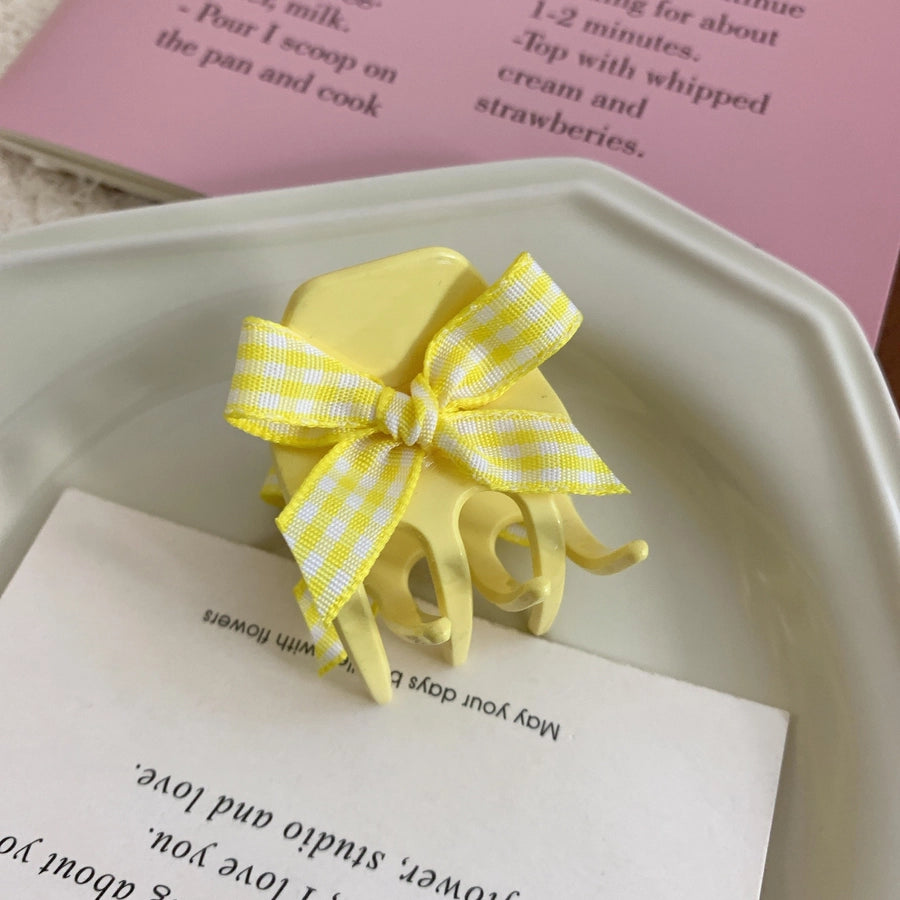 Women's Lady Bow Knot Acetic acid sheets Hair Claws