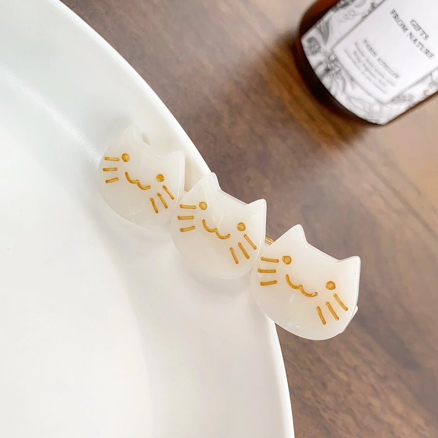 Women's Cute Cat Acetic acid sheets Hair Clip