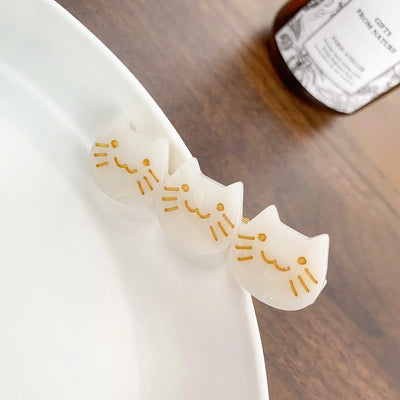 Women's Cute Cat Acetic acid sheets Hair Clip