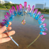 fashion geometric gem handmade plating hair band 1 piece