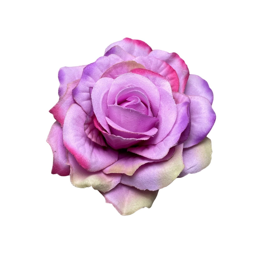 red rose flower hair clip prom party simulation flowers corsage bride 11cm hair card