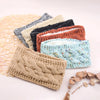 plus velvet knitted hair band wool color dot yarn headband variegated warm hair accessories autumn and winter twist ear protection headband