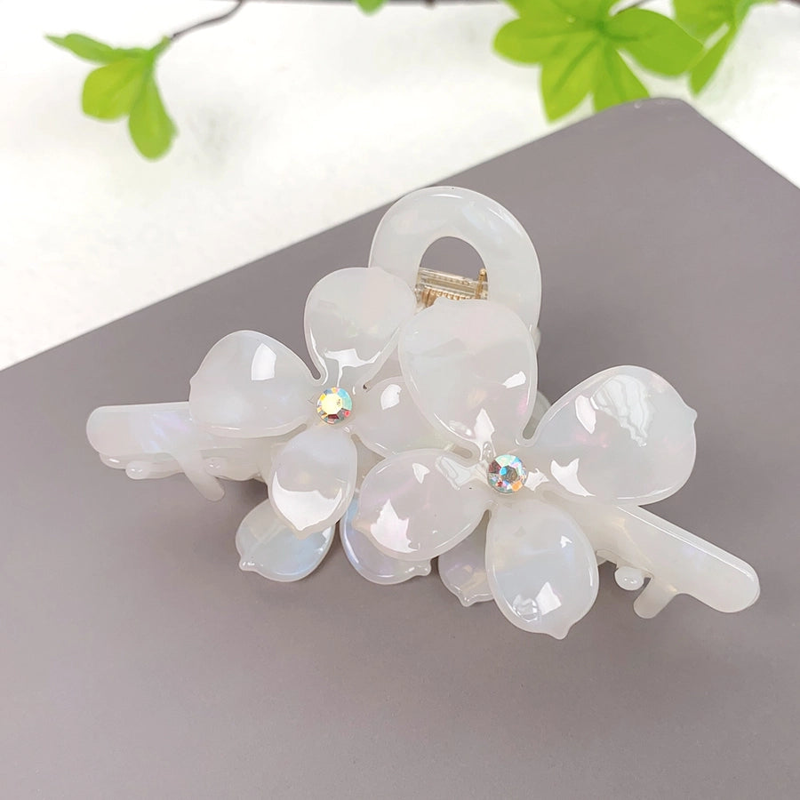 Women's Sweet Color Block Acetic acid sheets Hair Clip