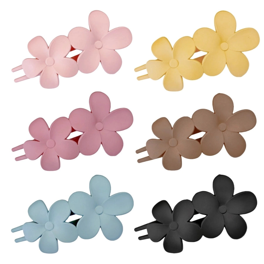 Women's Sweet Simple Style Flower PS Hair Clip