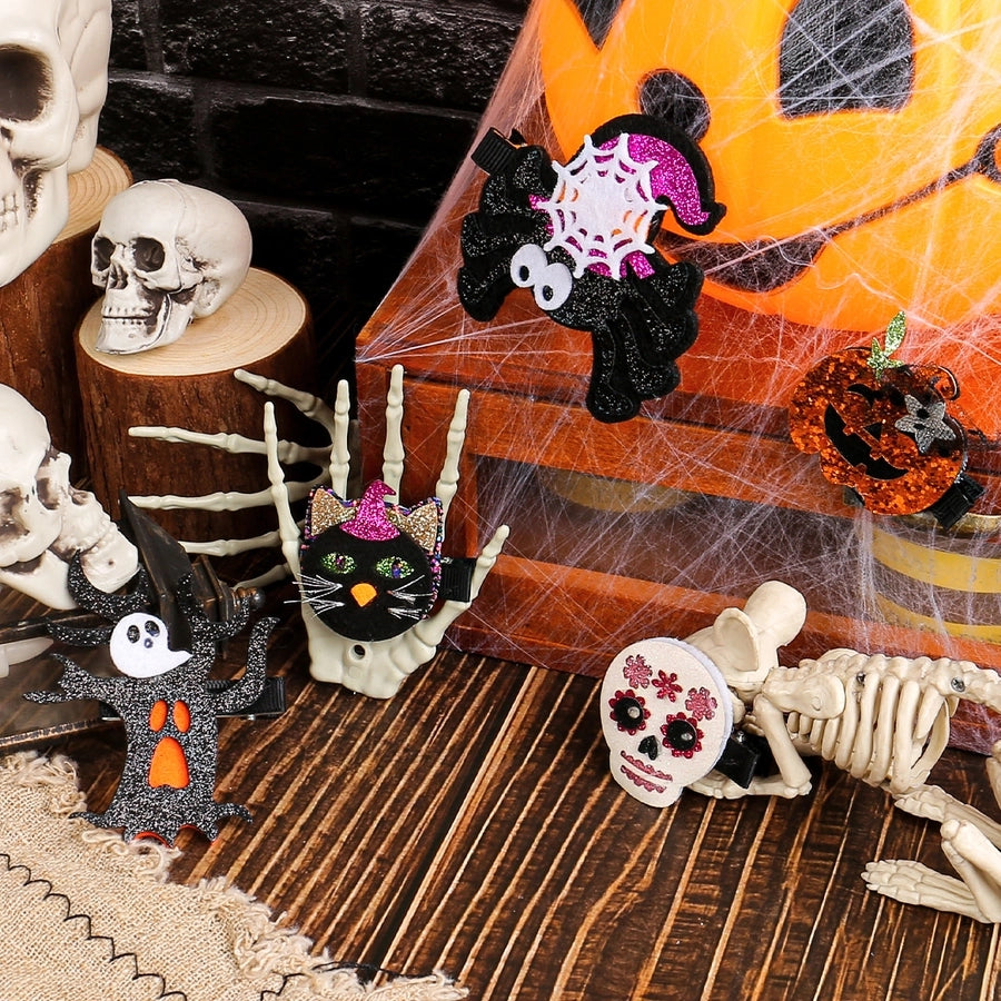 Halloween Simple Style Classic Style Women's Pumpkin Alloy Hair Clip