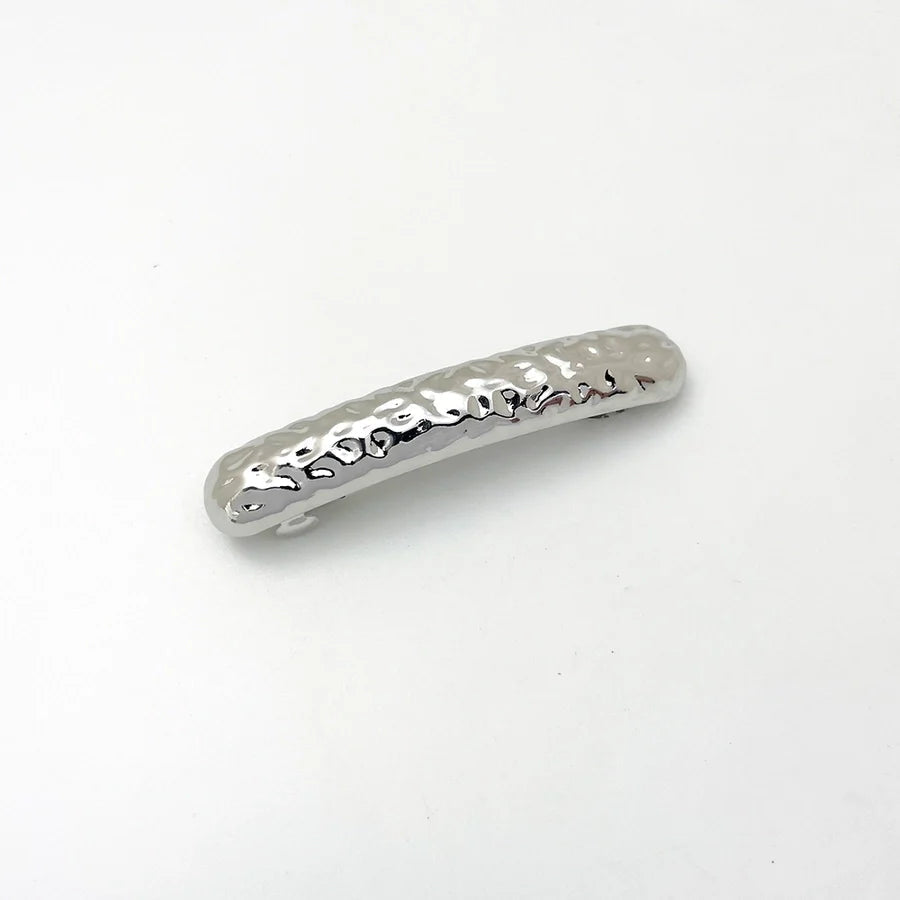 Women's Casual Elegant Simple Style Solid Color Rectangle Alloy Hair Clip