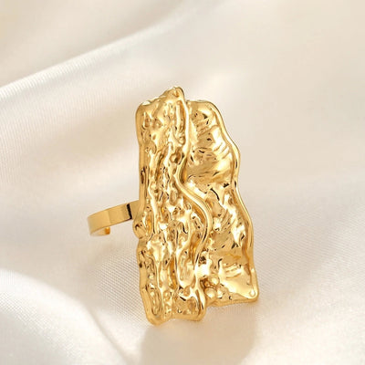 Jewelry Simple Style Commute Geometric 304 Stainless Steel Plating Open Rings