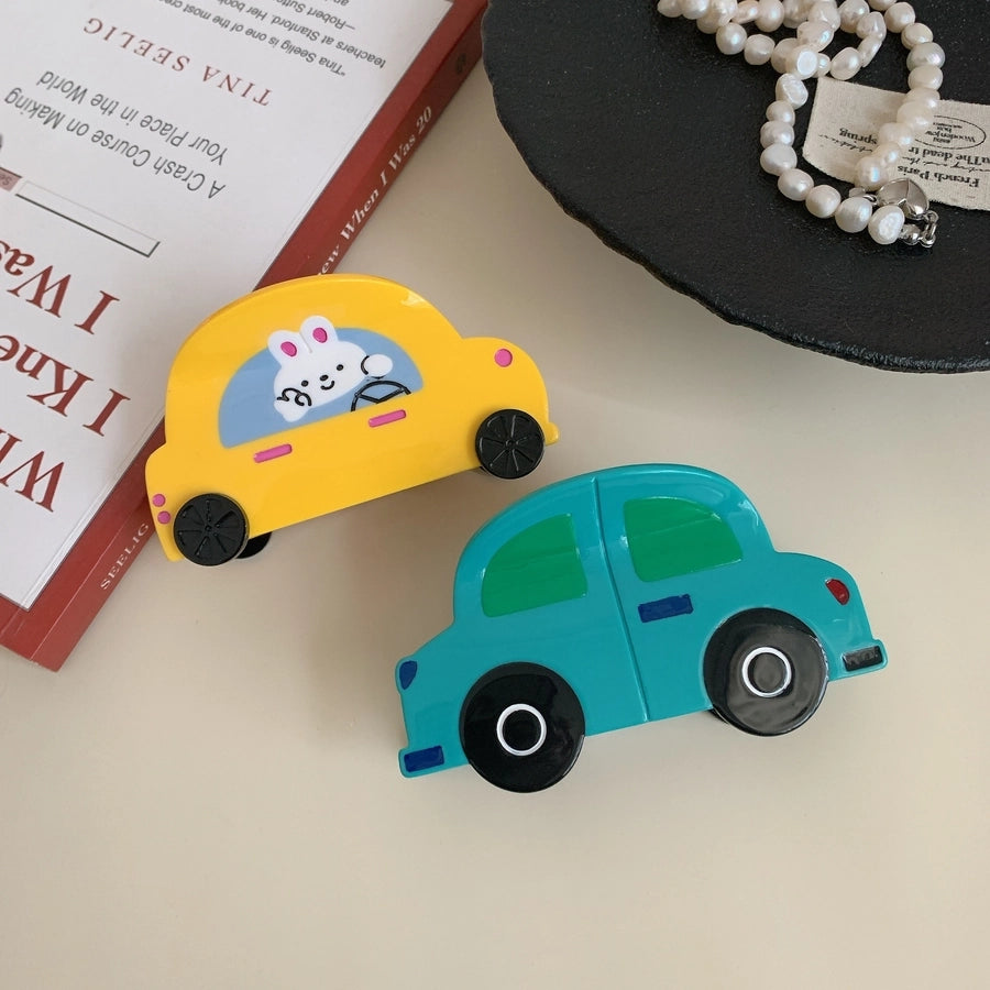 Women's Cute Car Acetic acid sheets Hair Claws