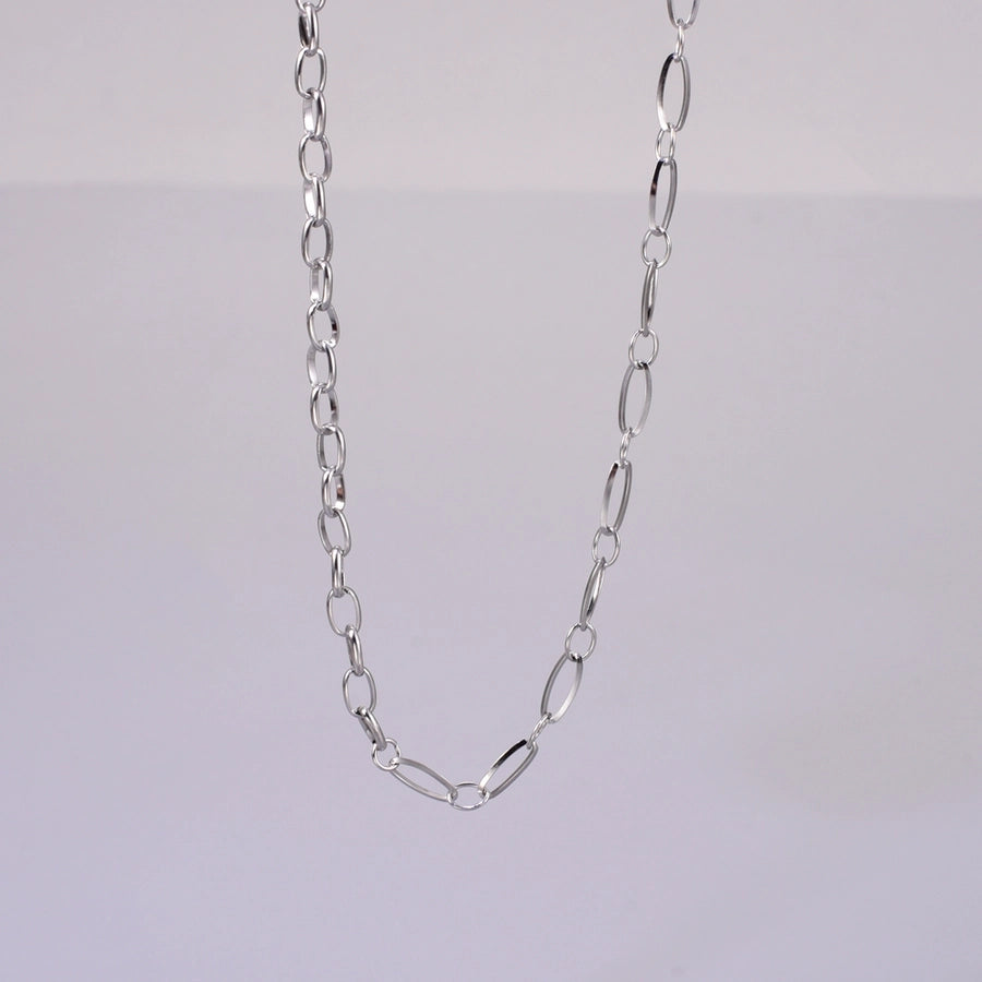 Jewelry Simple Style Classic Style Geometric Titanium Steel 18K Gold Plated Necklace