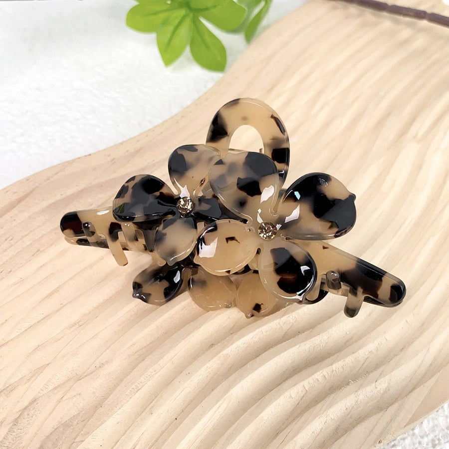 Women's Sweet Color Block Acetic acid sheets Hair Clip