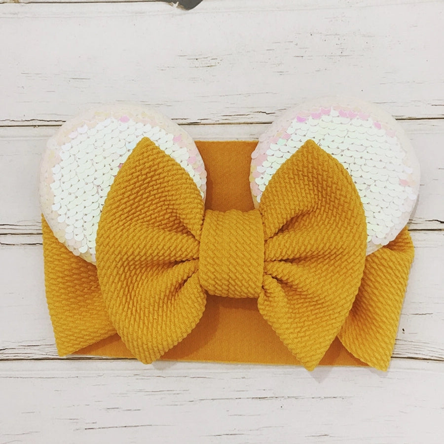 cute bow knot cloth hair band 1 piece