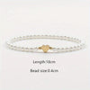Elegant Simple Style Letter Heart Shape 304 Stainless Steel Artificial Pearl Bracelets In Bulk