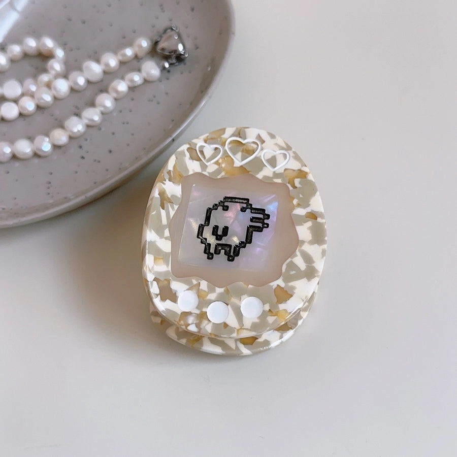 Cute Women's Heart Shape Acetic acid sheets Hair Claws