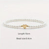 Elegant Simple Style Letter Heart Shape 304 Stainless Steel Artificial Pearl Bracelets In Bulk
