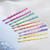 women's simple style solid color metal stoving varnish hair clip