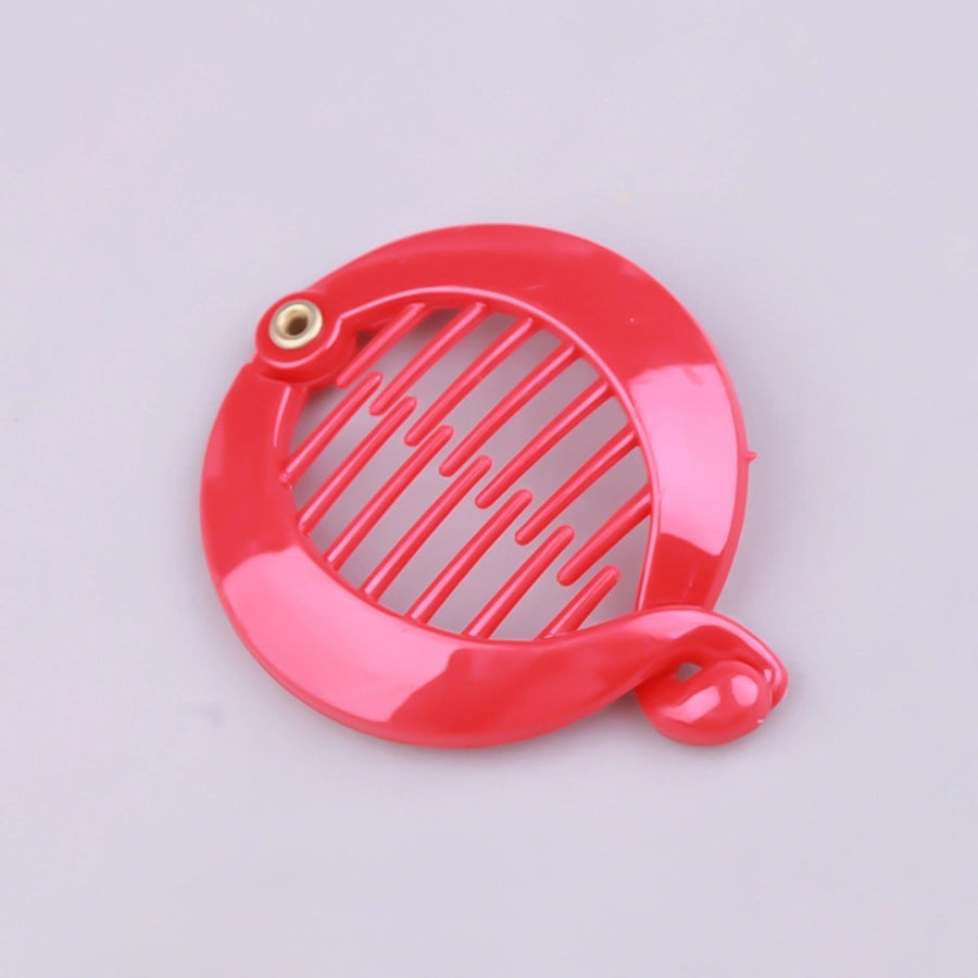Factory direct  dedicated to simple solid color small round clip banana clip plastic fish clip
