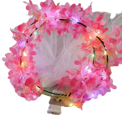 Women's Pastoral Flower Cloth Hair Band