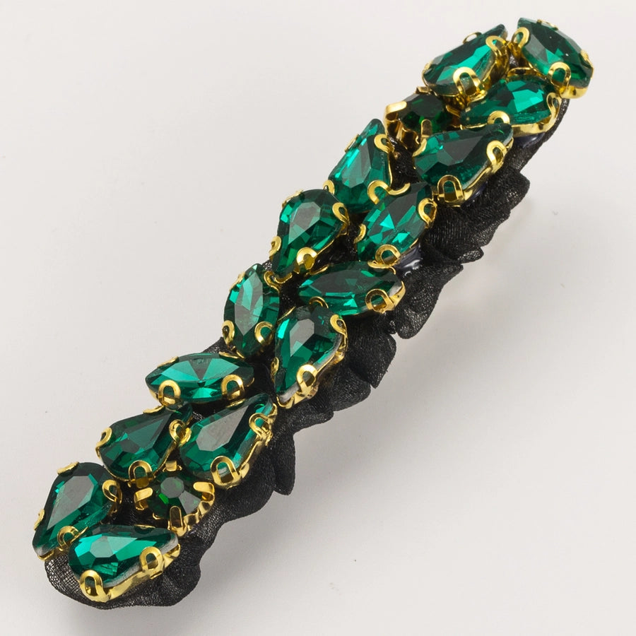 Women's Casual Vacation Classic Style Water Droplets Alloy Inlay Glass Hair Clip