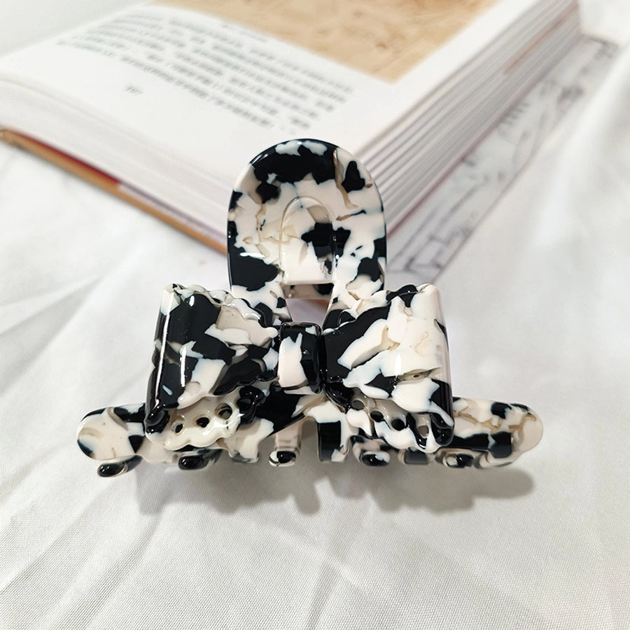 Women's Casual Simple Style Streetwear Geometric Bow Knot Acetic acid sheets Handmade Hair Claws