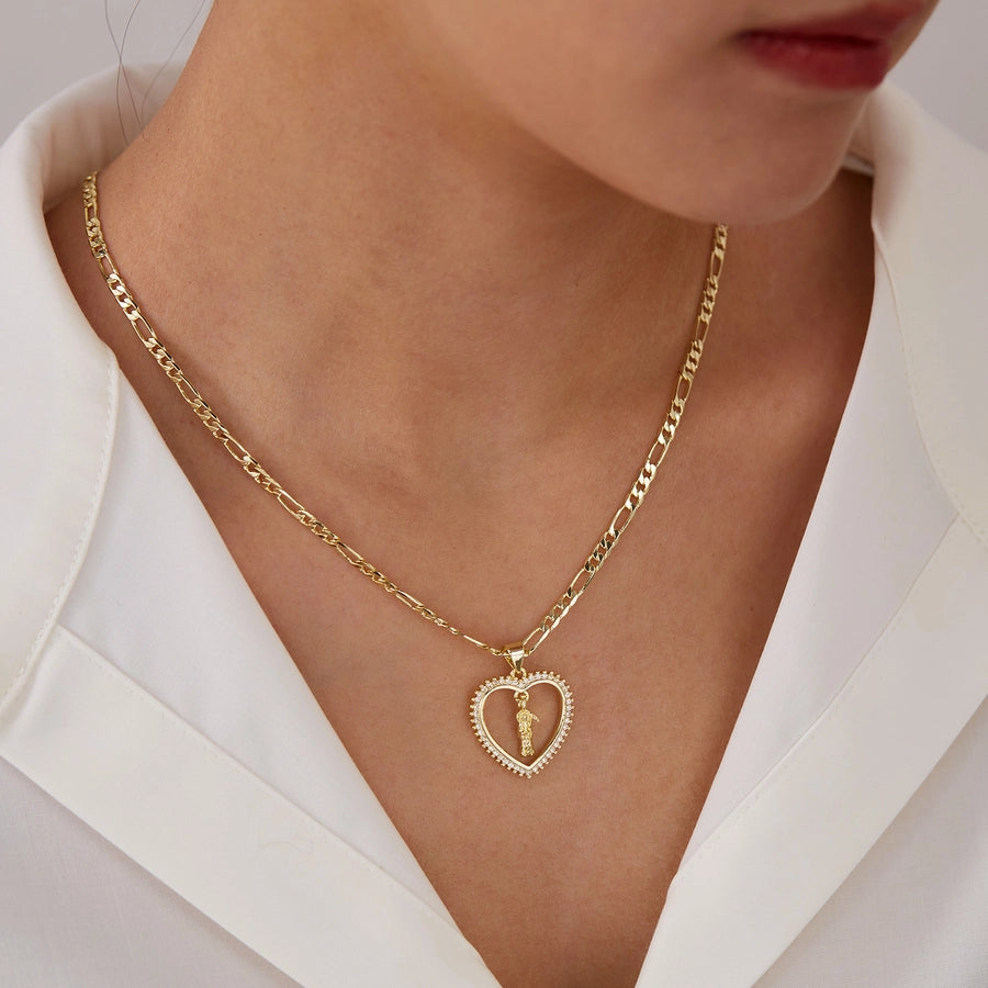 Jewelry French Style Simple Style Geometric Copper 14K Gold Plated Pendant Necklace