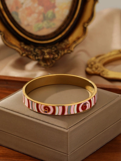 Bohemian Geometric 306 Stainless Steel Bangle In Bulk