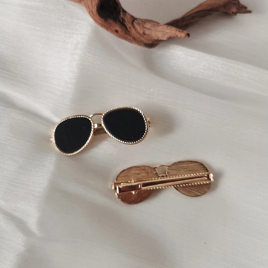 Fashion Elegant Glasses Hairpin Outgoing  Headwear Women's Online Red Style Side Clip Top Clip Hair Accessories Bangs Clip