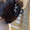 Women's Sweet Simple Style Bow Knot Rhinestone Hair Claws