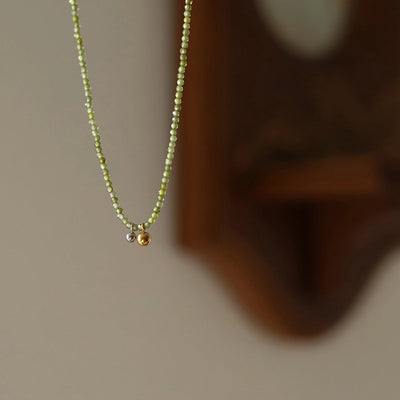 Jewelry Retro Simple Style Round Square 304 Stainless Steel Zircon Beaded Inlay Pendant Necklace