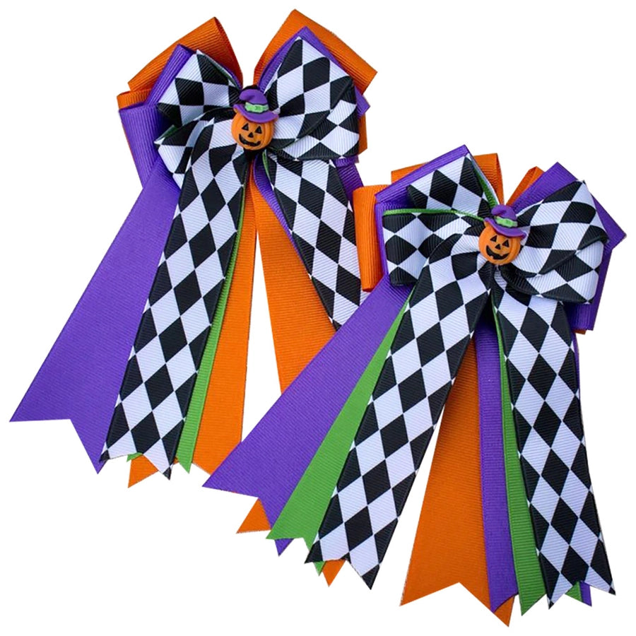 Girl'S IG Style Casual Pumpkin Bow Knot Ghost Cloth Hair Clip