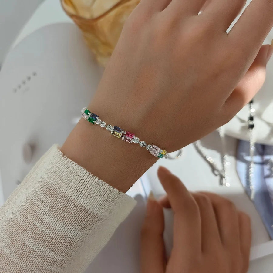 Copper Geometric Solid Color Bracelets