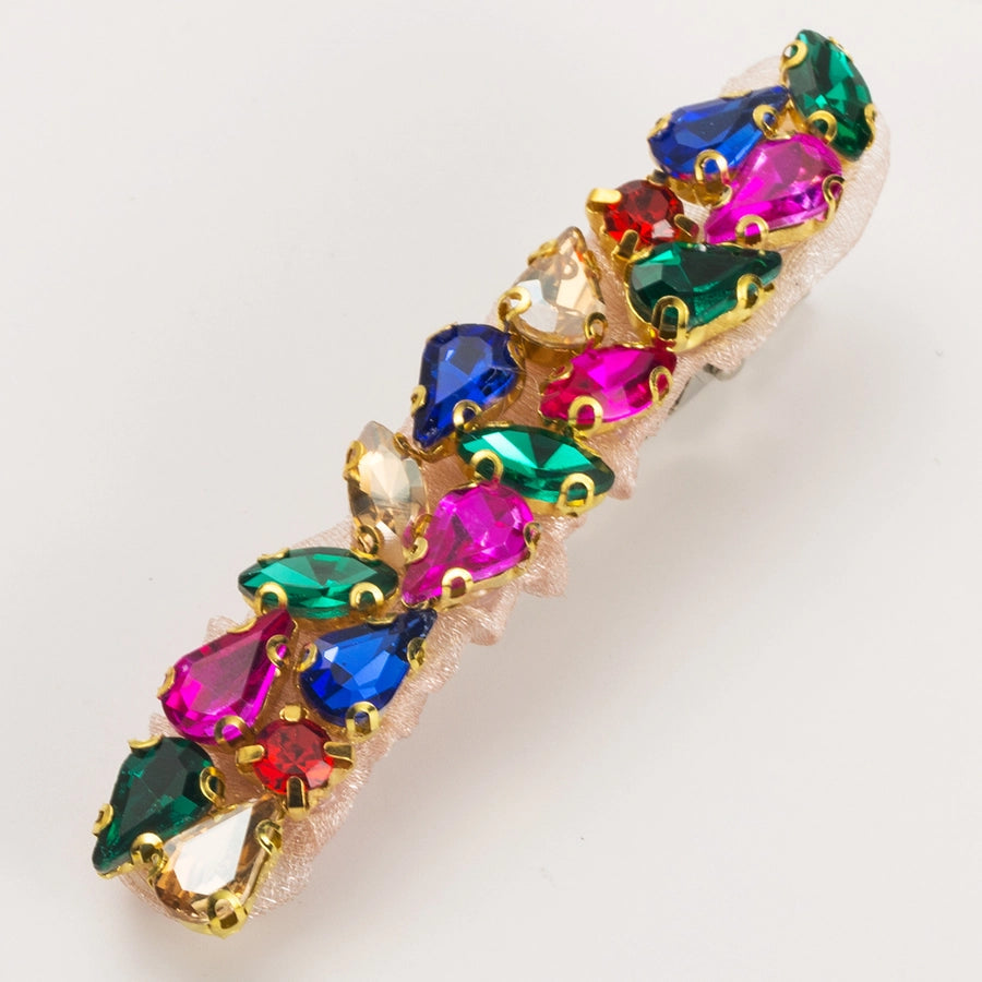 Women's Casual Vacation Classic Style Water Droplets Alloy Inlay Glass Hair Clip
